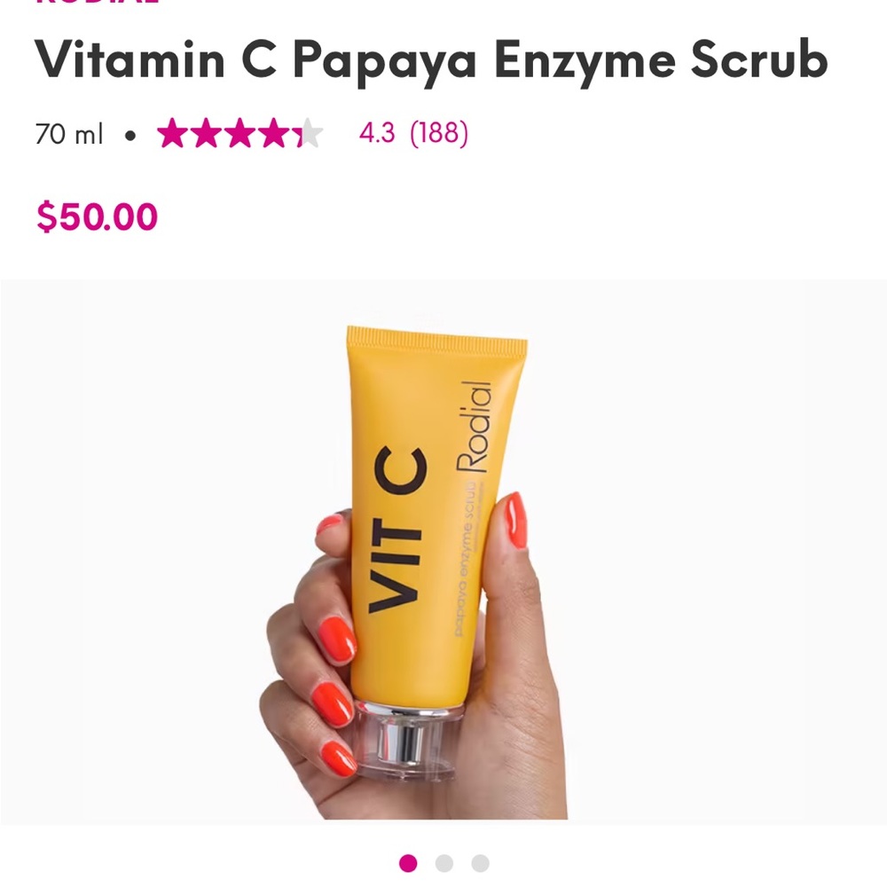 Rodial Vitamin C Papaya Enzyme Scrub